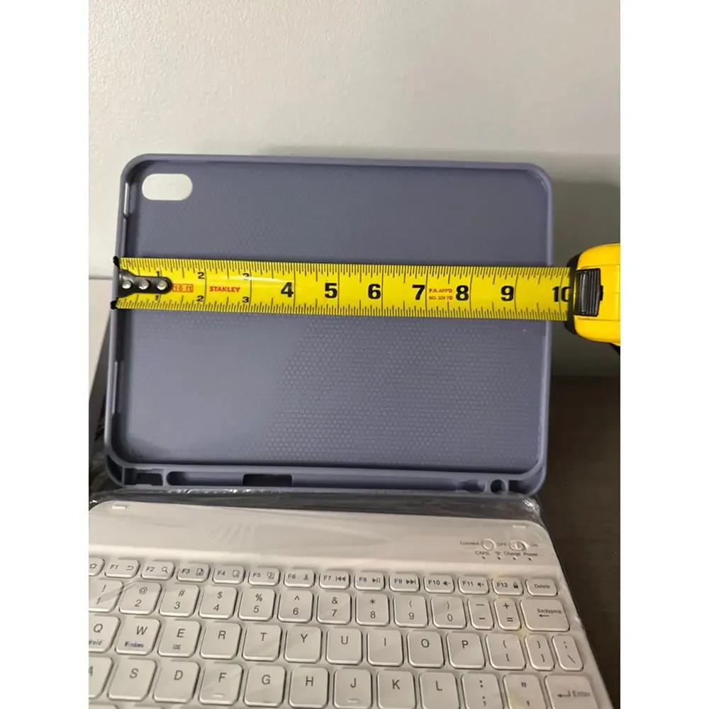 iPad 10.2 Keyboard Case with Pencil Holder – Purple – New